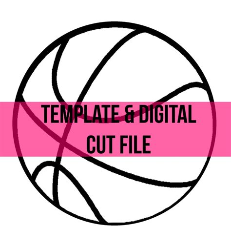 Basketball Template & Digital Cut File – Southern Adoornments Decor