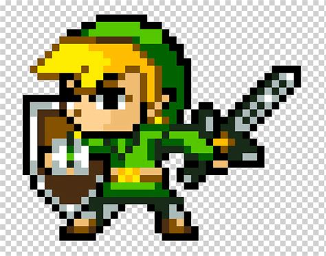 Legend of zelda link pixelated illustration, la leyenda de zelda: el ...