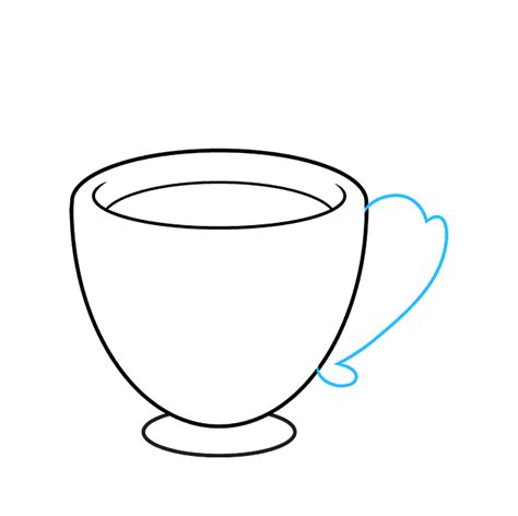 How to Draw a Tea Cup - Really Easy Drawing Tutorial