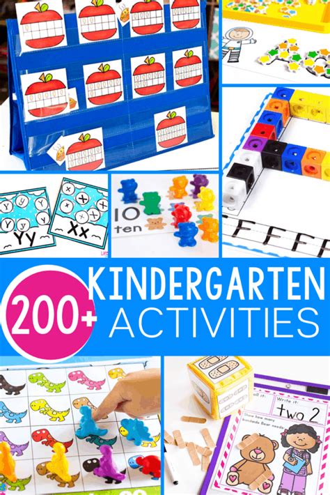 200 + FREE Hands-On Kindergarten Activities