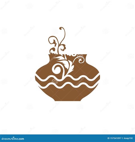 Artistic Pottery Art Vector Logo and Icon Stock Vector - Illustration ...