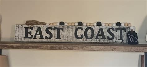 Rustic East Coast Sign - Etsy