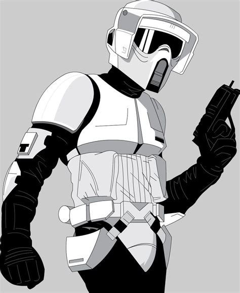 Imperial Scout Trooper | Star wars artwork, Star wars concept art, Star ...