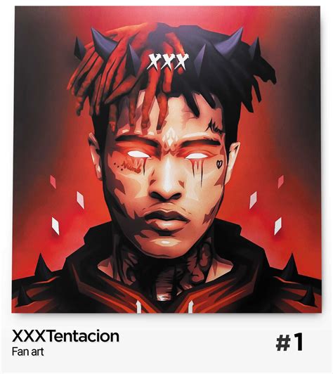 Choose Your Album Cover of XXXTentacion Printed on Premium | Etsy