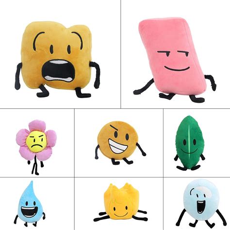 Battle for Dream Island BFDI Plush Toy Leafy Firey Stuffed Dolls plush ...