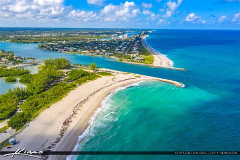 Jupiter Beach Florida Aerial Inlet Waterfront Property Condo Dub ...