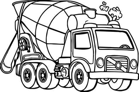 Cartoon Truck Drawing at GetDrawings | Free download