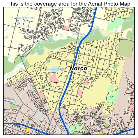 Aerial Photography Map of Norco, CA California