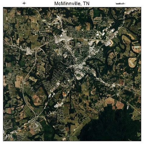 Aerial Photography Map of McMinnville, TN Tennessee