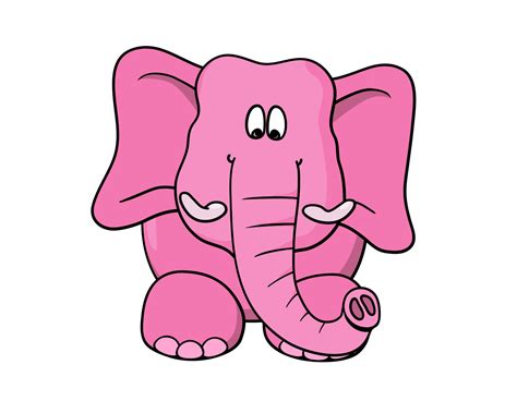 Funny Elephant Cartoon - Cliparts.co