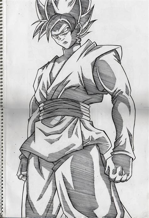 Dbz Goku Sketch at PaintingValley.com | Explore collection of Dbz Goku ...