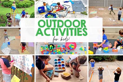 14 fun outdoor activities for young children - Fashions Fade, Style Is ...