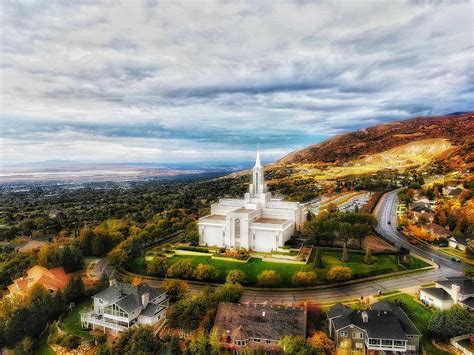 Bountiful Utah Temple 3 Photograph by David Zinkand - Fine Art America