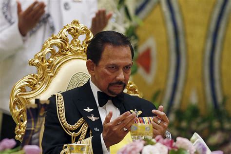 Brunei royal wedding: And the bride wore gold, diamonds, rubies and ...