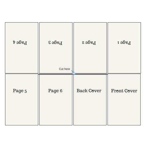 Printable Folding Book Template | Book folding templates, Book template ...