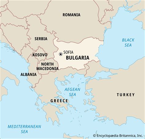 Bulgaria In Europe Map - Abbye Annissa