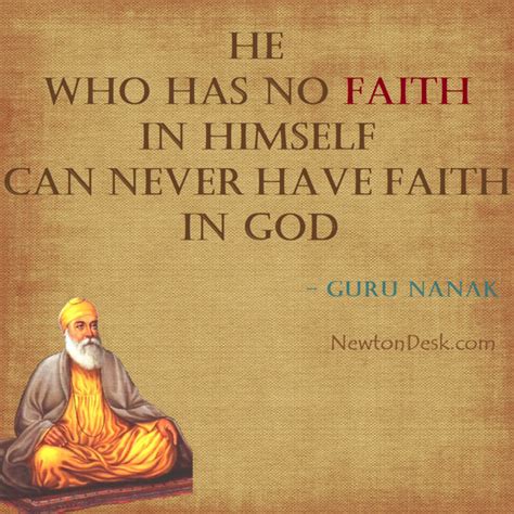 He Who Has No Faith In Himself - Guru Nanak Says - Sikhism Quotes