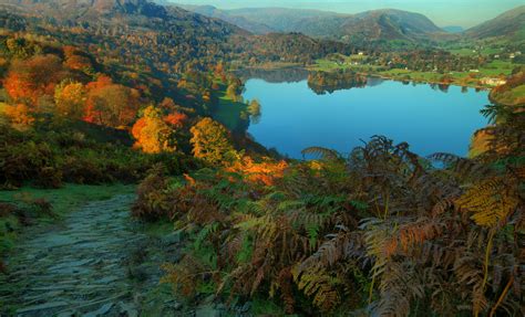 england, Lake, Mountains, Forests, Autumn, Cumbria, Nature Wallpapers ...