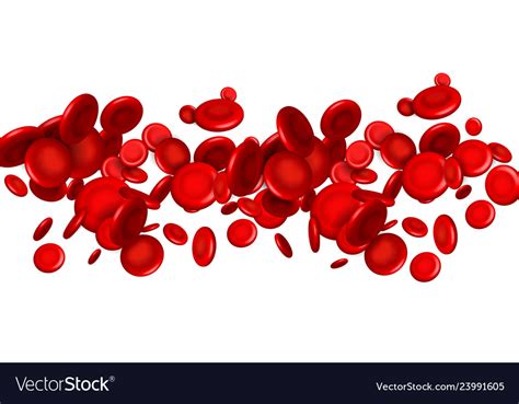 Creative of red blood cells Royalty Free Vector Image