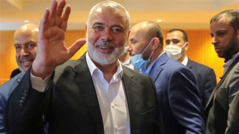 Haniyeh re-elected as chief of Palestinian group Hamas