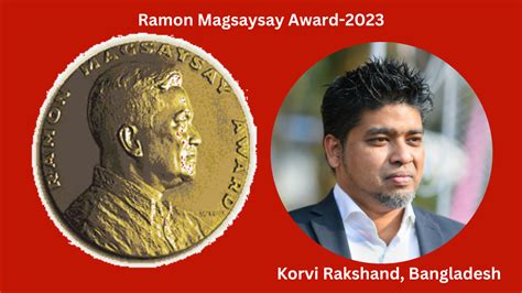 Asian Nobel -Ramon Magsaysay Award-2023 - Shahins Blog