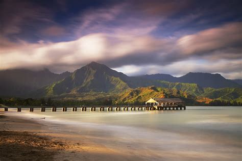 Hanalei pier sunrise, Kauai, Hawai'i | Tony Mignot | Flickr