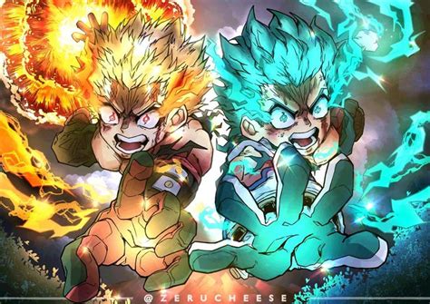 Bakugou and Deku Heroes Rising by zerucheese on DeviantArt | Hero, My ...