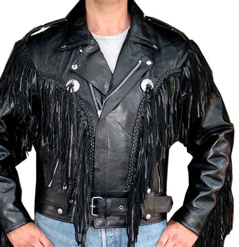 Fringe Motorcycle Riding Leather Jacket – TopGearLeathers