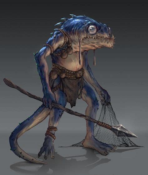 Kuo Toa Character Design in 2020 | Creature concept art, Creature ...