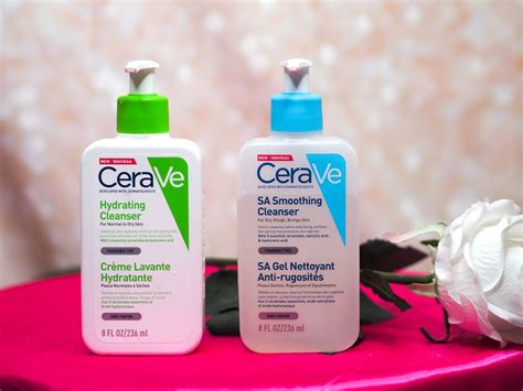 CeraVe Hydrating Cleanser and CeraVe SA Smoothing Cleanser Review ...