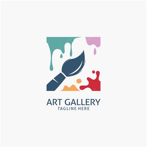 Premium Vector | Art gallery logo design