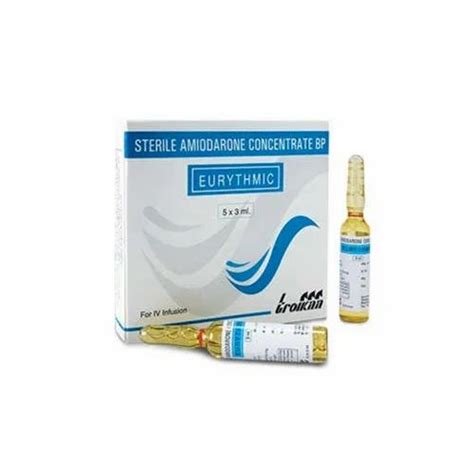 Amiodarone Sterile Concentration Injection, 50 mg at best price in Surat