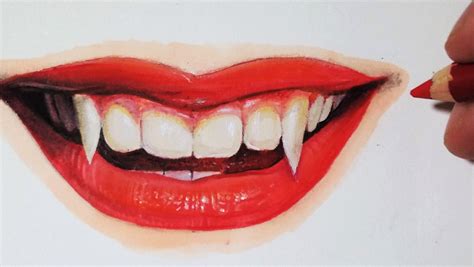 Vampire Lips Drawing at GetDrawings | Free download