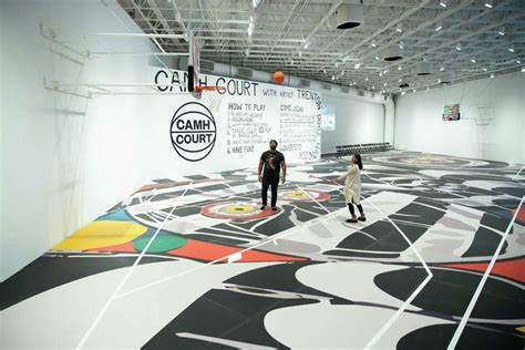 Houston arts museum converts into basketball court for Final Four