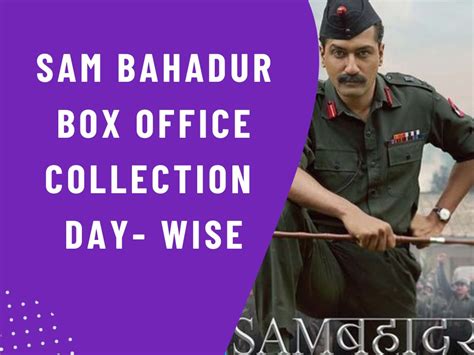 Sam Bahadur Box Office Collection Day 3 Worldwide, Hit Or Flop,Budget ...