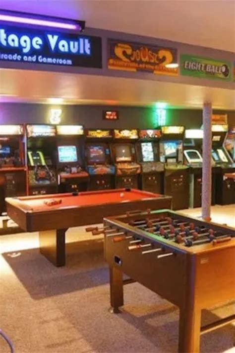 Man Cave Arcade | Game room basement, Bars for home, Man cave home bar