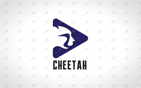 Minimalist Cheetah Logo | Premade Cheetah Logo For Sale - Lobotz LTD