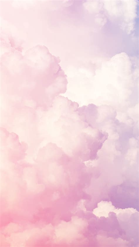 √ Pink Clouds Background