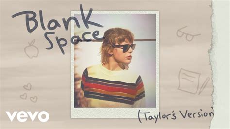 Blank Space Taylor Swift Album Cover