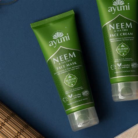 Neem & Tea Tree Face Mask 100ml - Ayumi Naturals