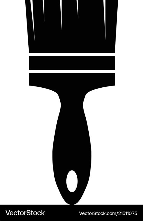 Paintbrush Logo Black And White