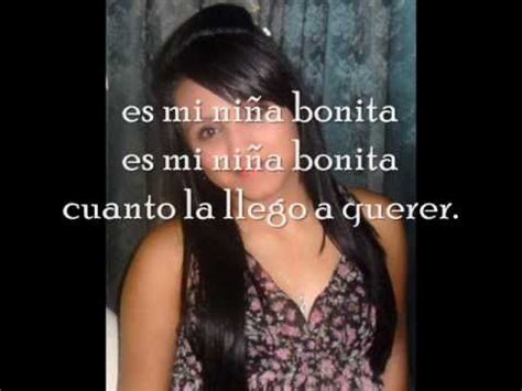 MI NIÑA BONITA VICENTE FERNANDEZ (LETRA) - YouTube