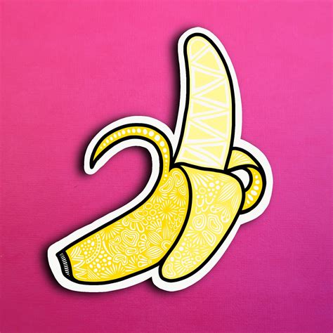 Banana Sticker (WATERPROOF)