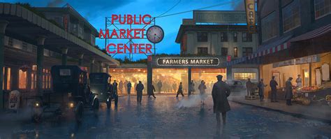 ArtStation - Pike Place Market, Seattle