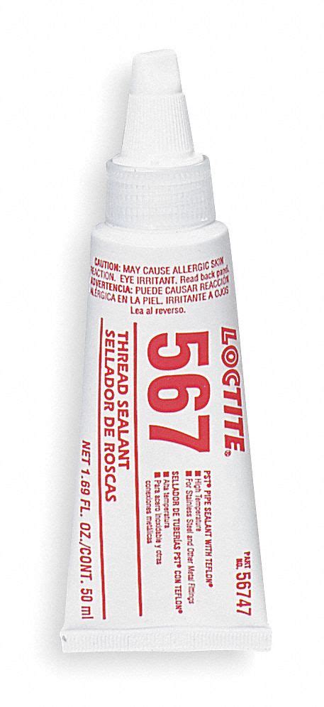 LOCTITE Pipe Sealant, 50mL, Tube, Low, White - 5A236|56747 - Grainger