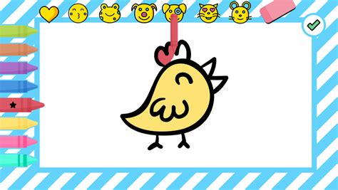 🕹️ Play Animals Coloring Book Game: Free Online Cartoon Animal Drawing ...