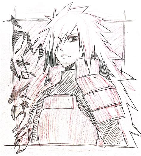 Madara Uchiha | Naruto sketch drawing, Naruto sketch, Naruto drawings