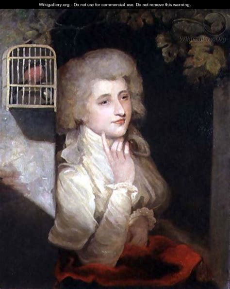 Portrait of Mrs Young at an Open Window - John Hoppner - WikiGallery ...