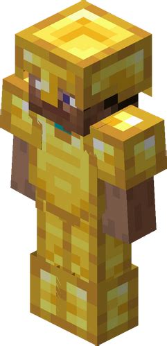 Minecraft Steve Gold Armor