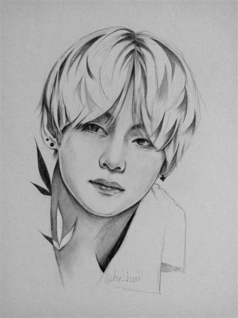 BTS Drawing, Pencil, Sketch, Colorful, Realistic Art Images | Drawing Skill